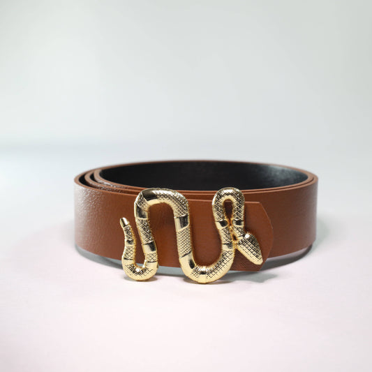 Ceinture doré serpent - Shaya Boutique