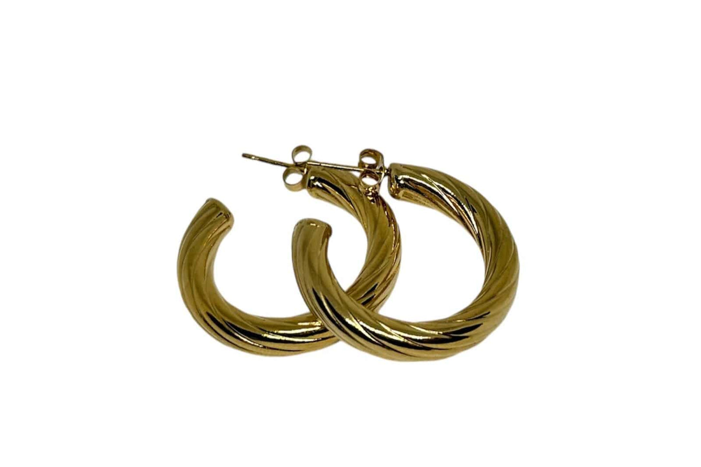 Boucles d’oreilles anneaux doré - Shaya Boutique