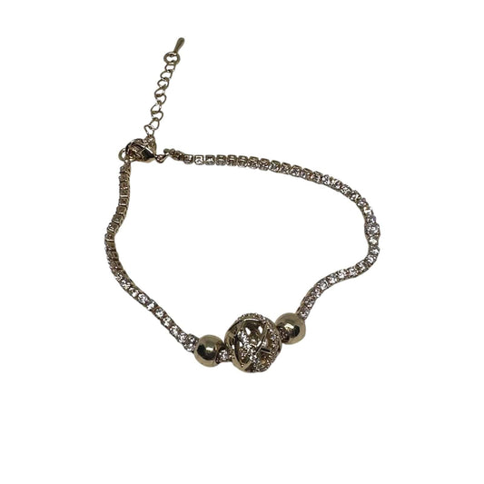 Bracelet doré avec des pierres scintillantes - Shaya Boutique